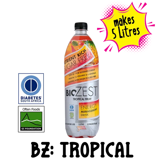 Biozest Energy Concentrate. Tropical flavor