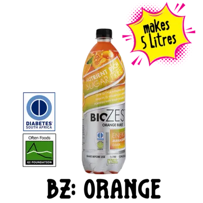 Biozest Energy Concentrate. Orange flavor