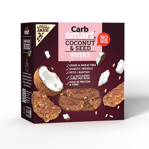 Carbsmart Rusks. Coconut &amp; seed flavor