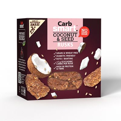Carbsmart Rusks. Coconut &amp; seed flavor