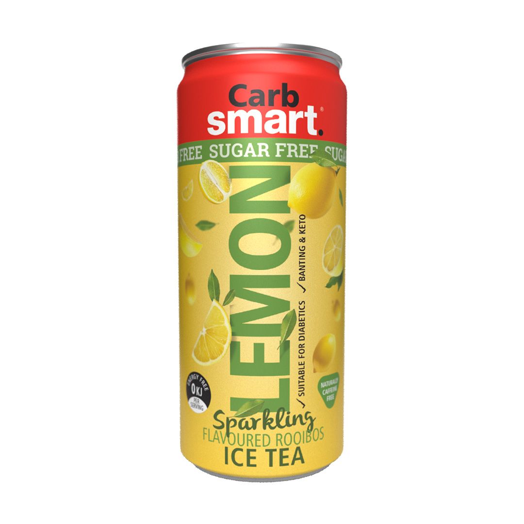 Carbsmart Sparkling tea. Lemon flavor