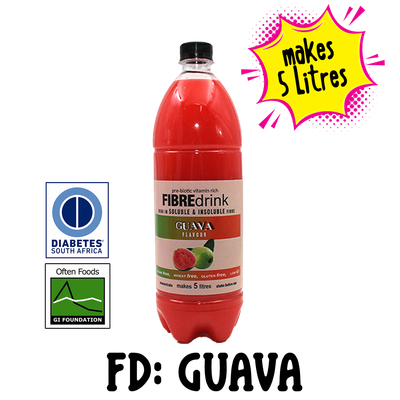 Fibre drink. Guava flavor