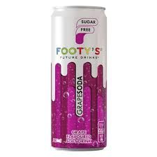 Footys soda. grape