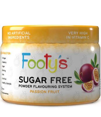 Footys sugar free powder.  Passion fruit