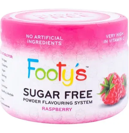 Footy sugar free : raspberry