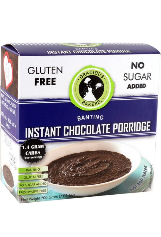 Gracious Bakers Instant Porridge. Chocolate flavor