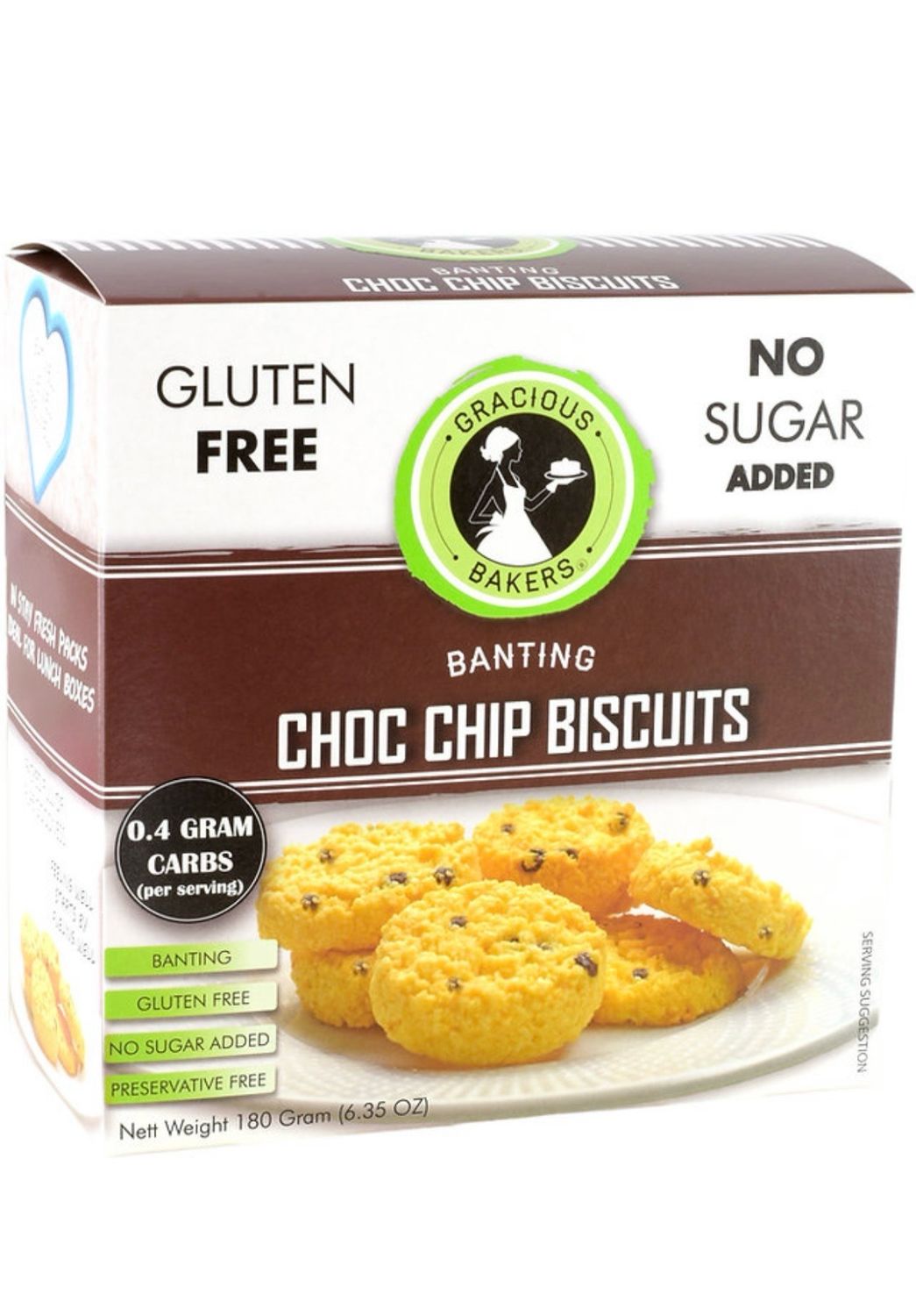 Graciois Bakers. Chic Choc Biscuits