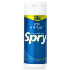 Natural Peppermint Spry Gums