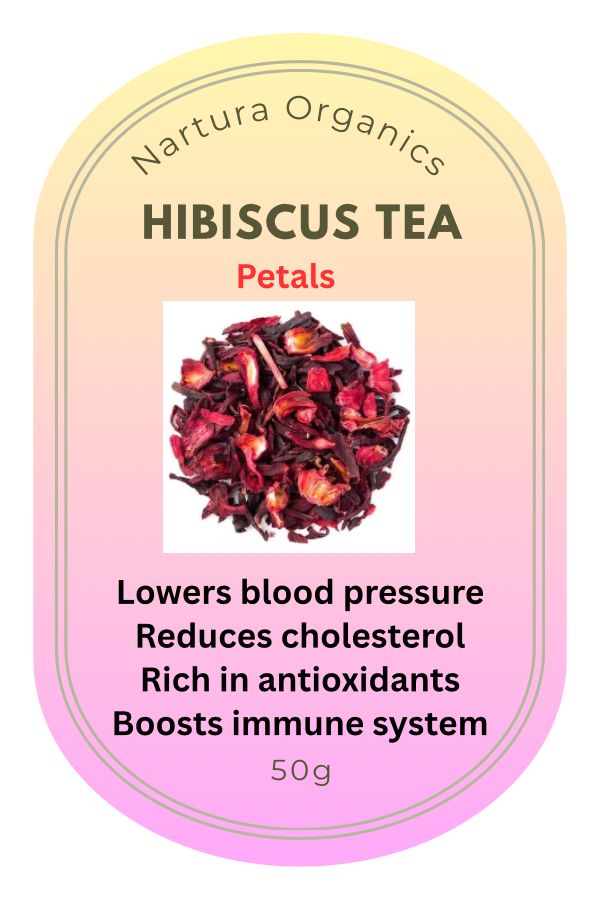 Nartura Organics. Hibiscus Tea
