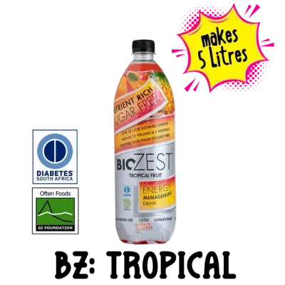 Biozest Energy Concentrate. Tropical flavor