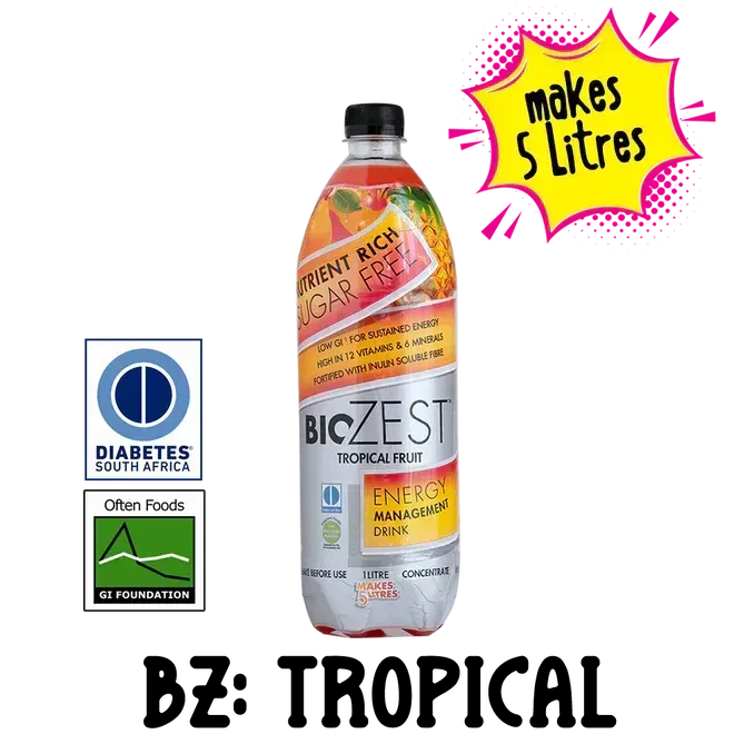 Biozest Energy Concentrate. Tropical flavor