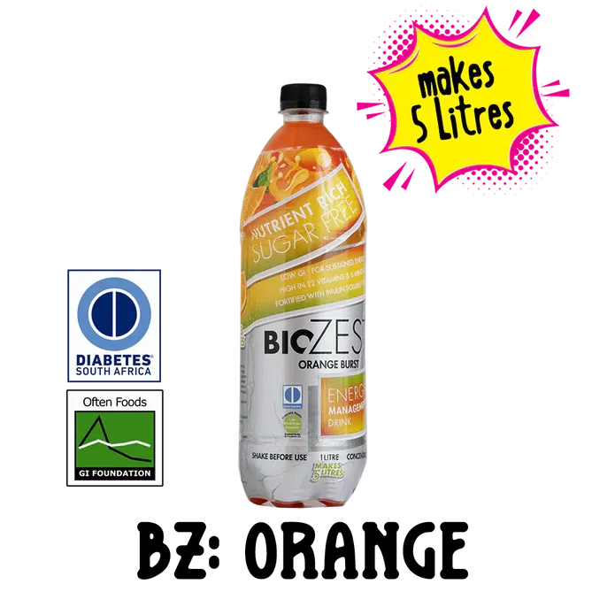 Biozest Energy Concentrate. Orange flavor