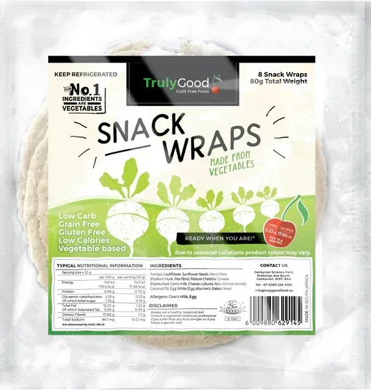 Truly Good Mini snack wrap (8 inside)