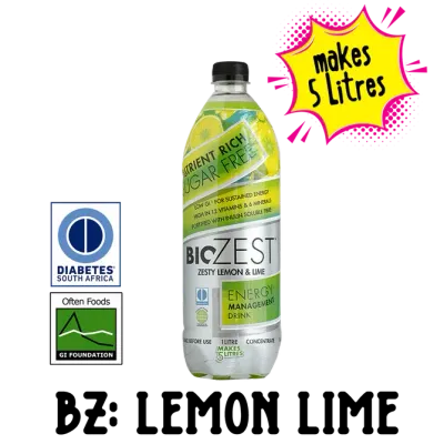 Biozest Energy Concentrate.  Lemon &amp; Lime flavor