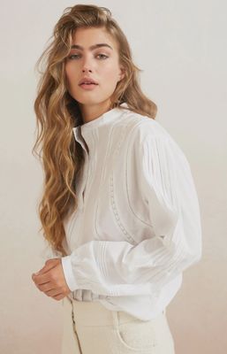 Zachte poplin Blouse