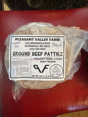 Ground Beef Patties-1.5 lbs
