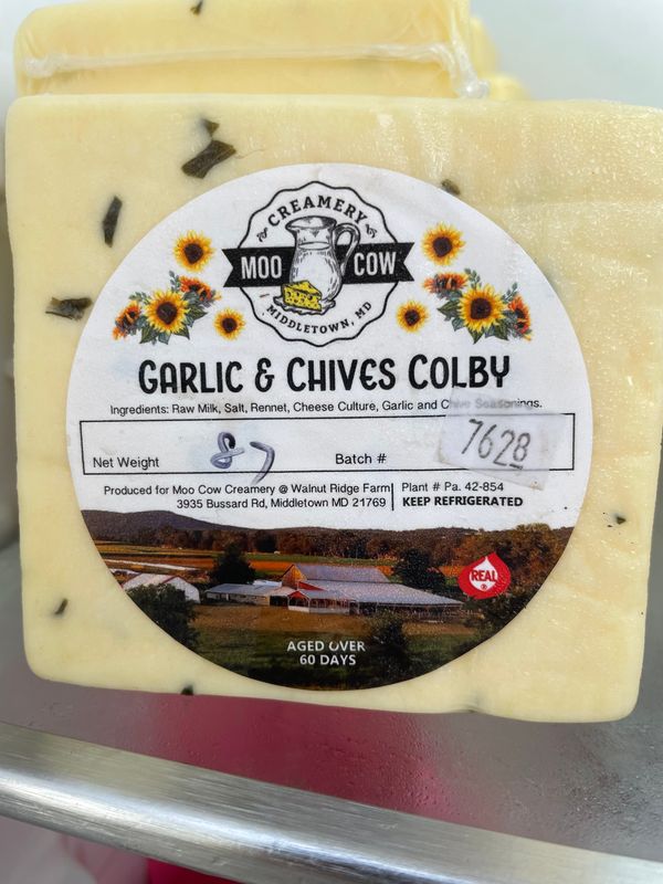 Garlic and Chives Colby