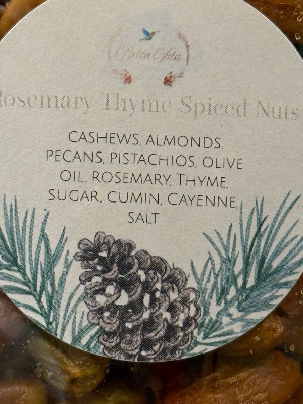 Rosemary Thyme Spiced Nuts