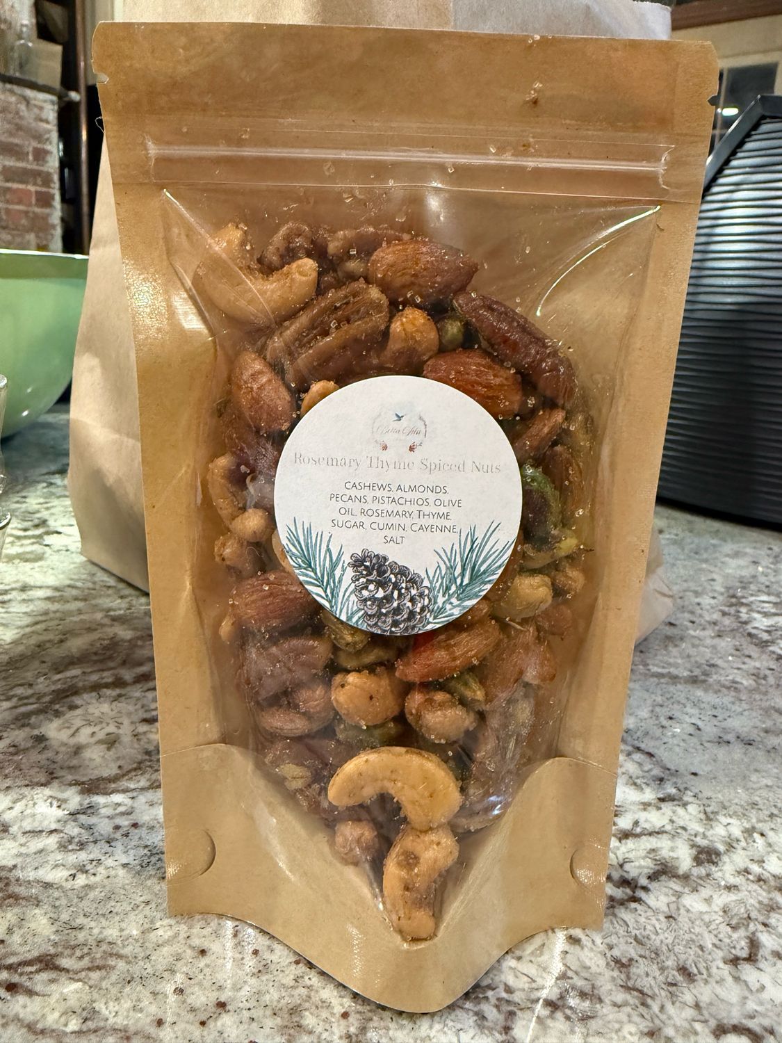 Rosemary Thyme Spiced Nuts