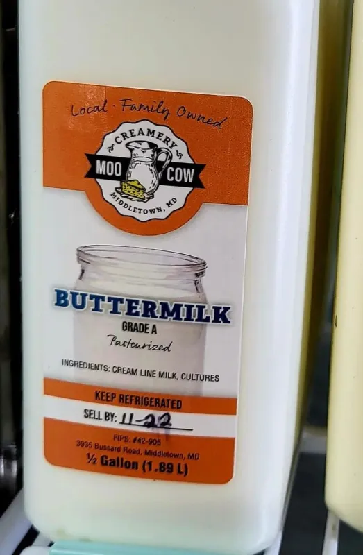 A2 Buttermilk- One quart (see note about pre-orders)