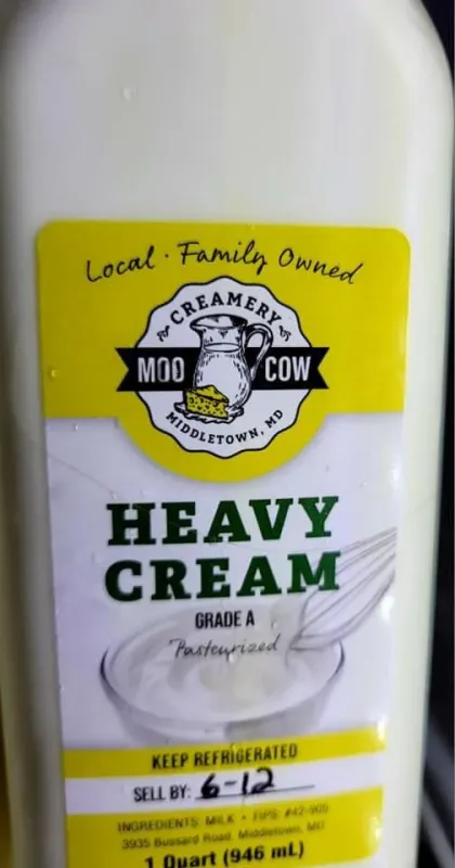 A2A2 Heavy Cream-Quart (see note about pre-orders)