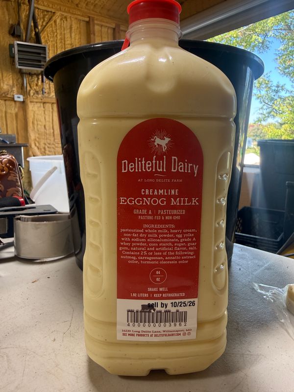 A2A2 Eggnog--12 ounce
