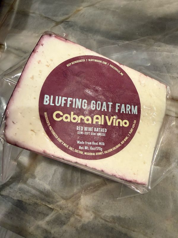 Goat Cheese- Cabra Al Vino Goat Cheese- Cabra Al Vino
