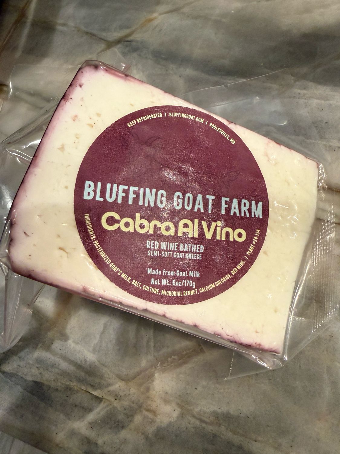 Goat Cheese- Cabra Al Vino