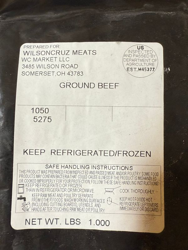 Ground Beef (pound)