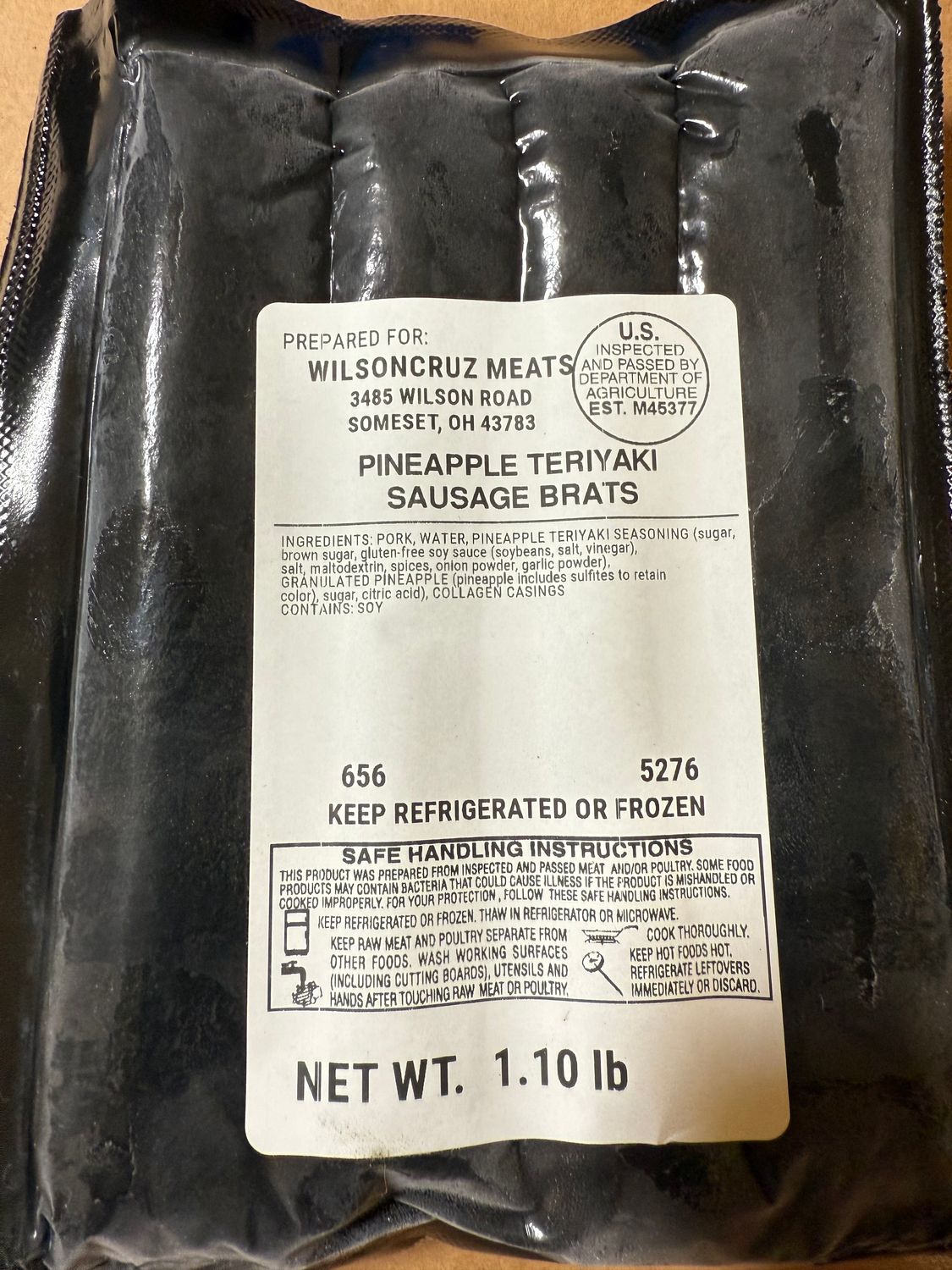 Salt and Pepper Sandwich Links (Brats)