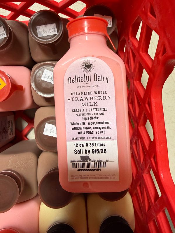 A2A2 Cream Line Strawberry Milk A2A2 Cream Line Strawberry Milk