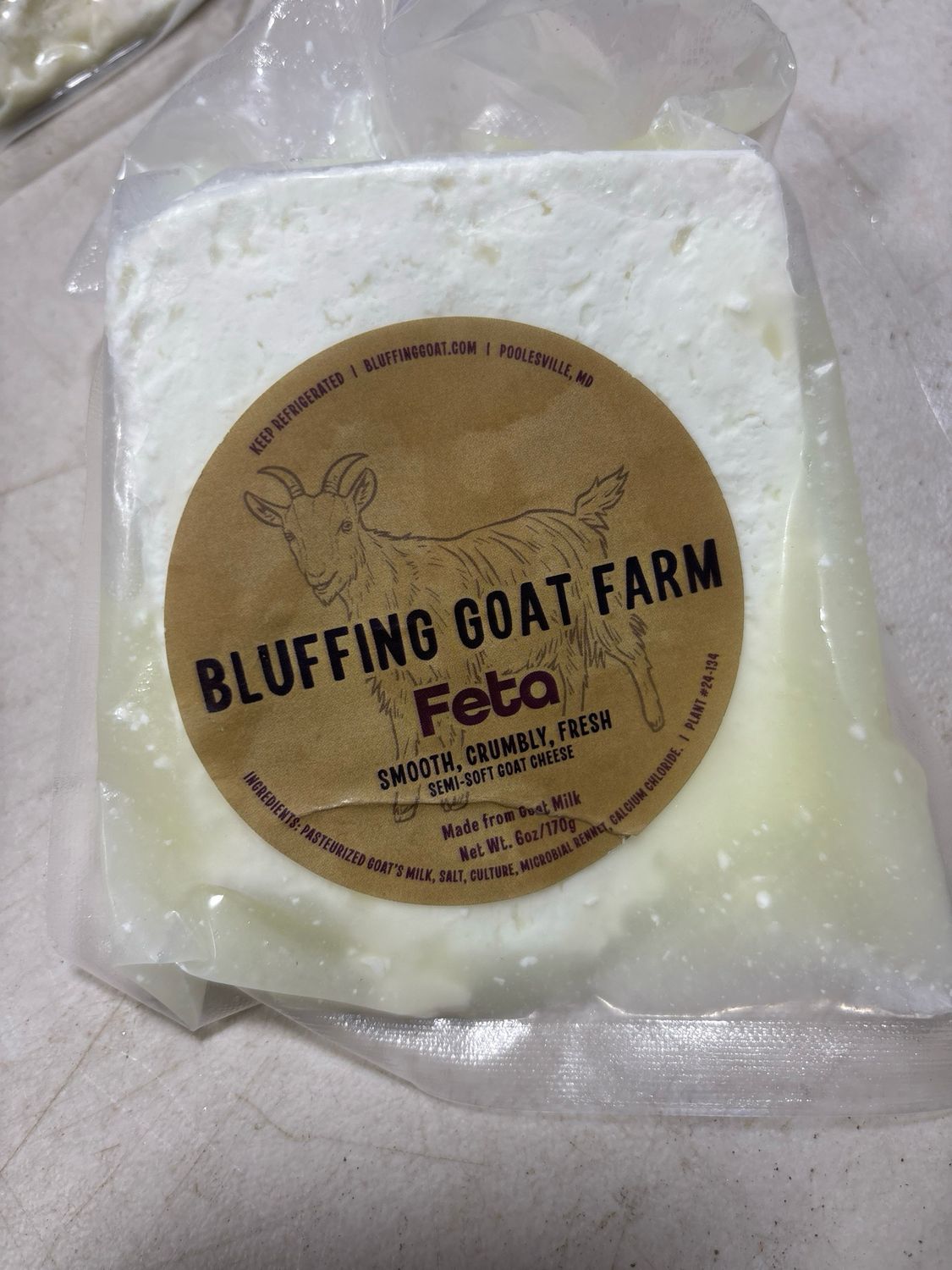 Goat cheese - feta