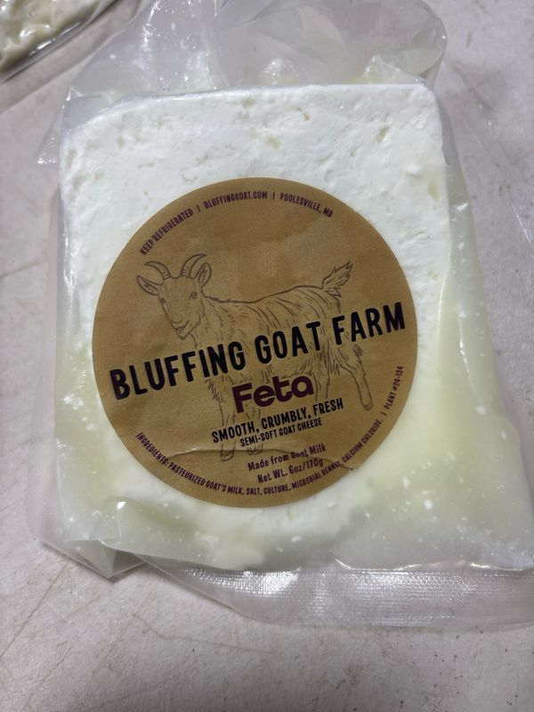 Goat cheese - feta