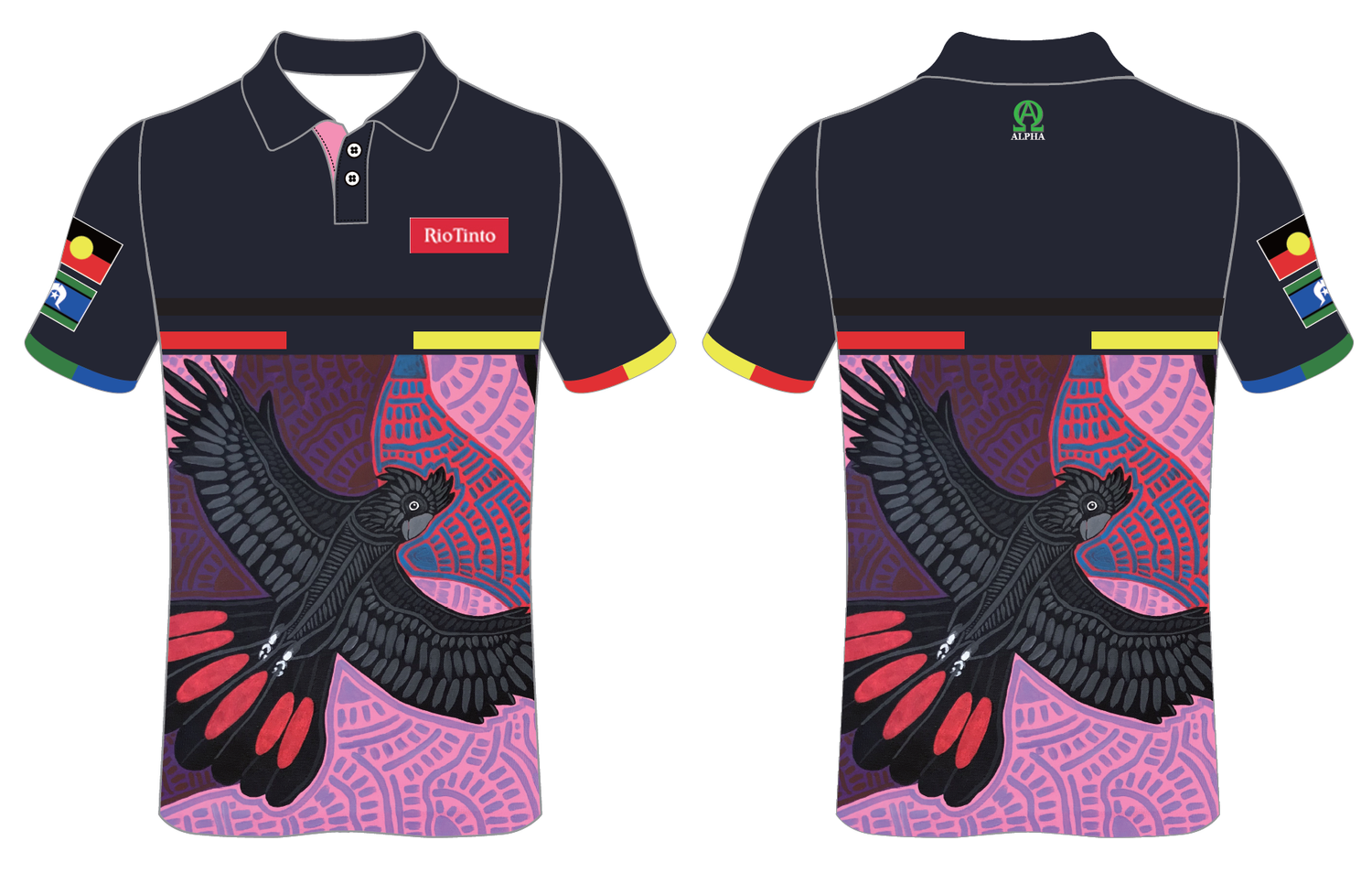 Rio Tinto Naidoc Male Polo Shirts