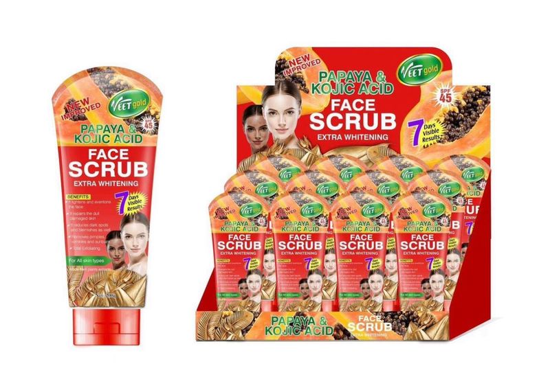 Veetgold Papaya &amp;kojic Acid Face Scrub