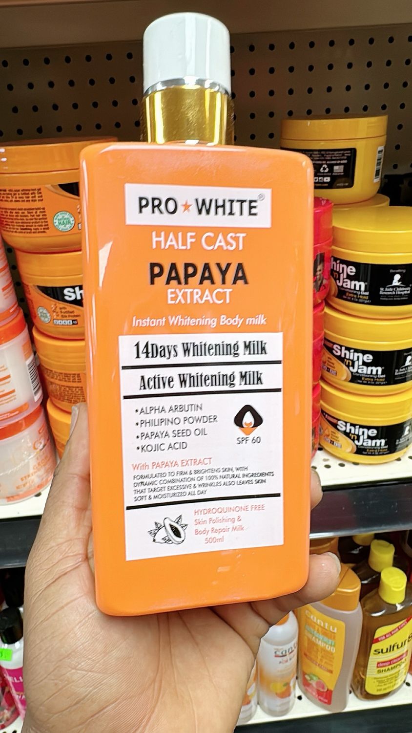 Pro White half Cast
