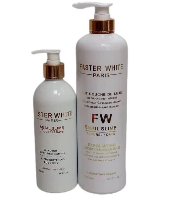 Faster White Paris  Lotion And Shower Gel