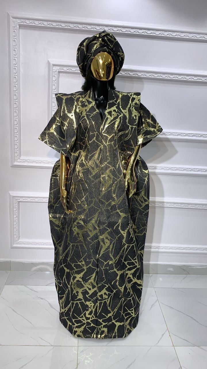 Rich Anty Dress (Black And Gold Colour
