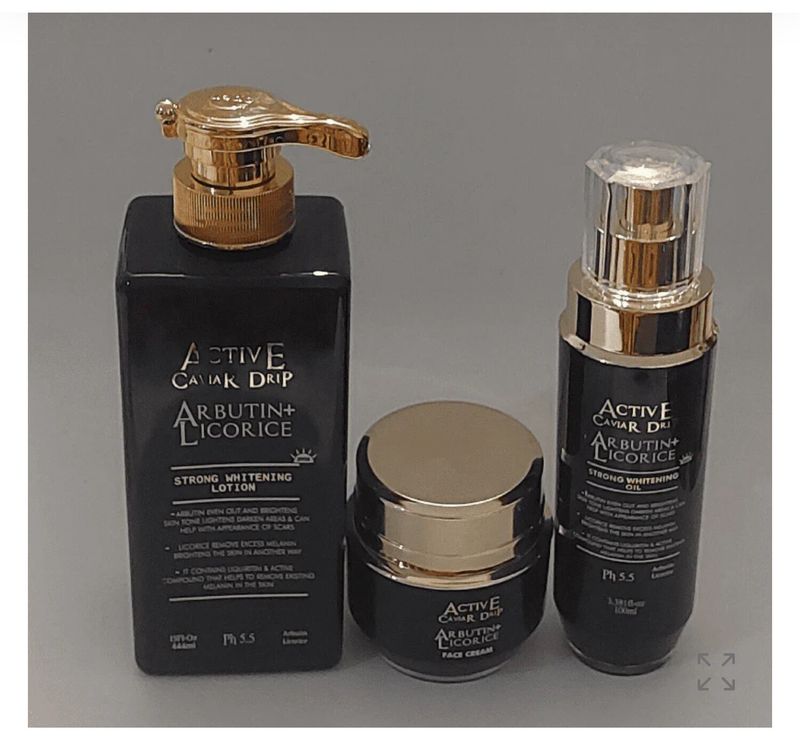 Active Caviar Drip 1 Lotion, 1 Face Cream 1 Oil