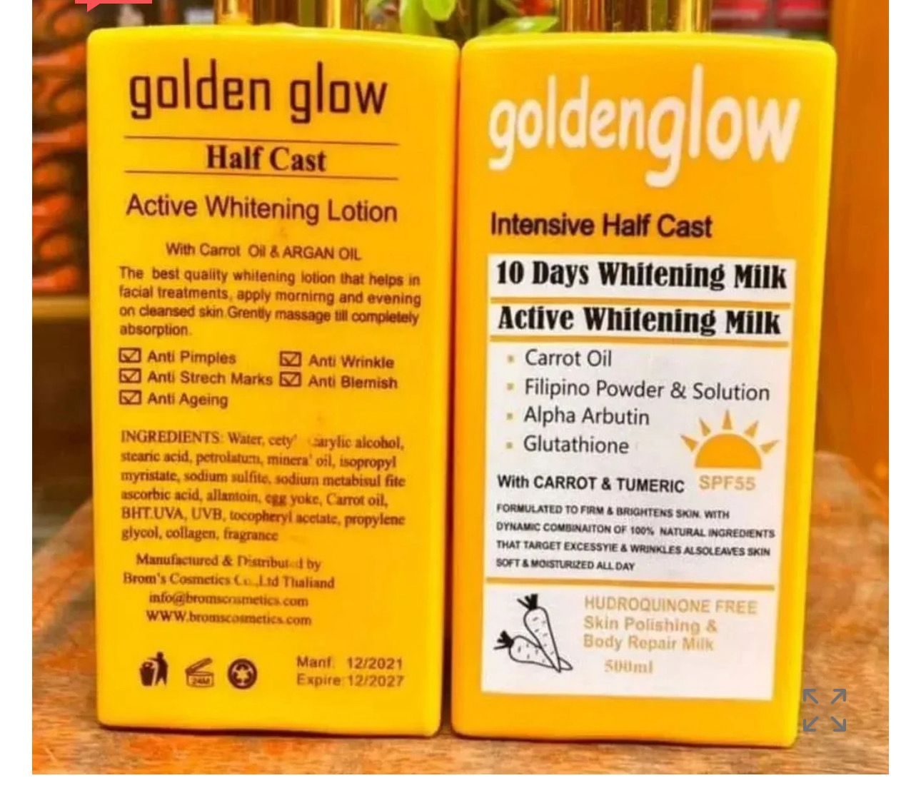 Golden Glow Halfcast Lotion [1 Pc