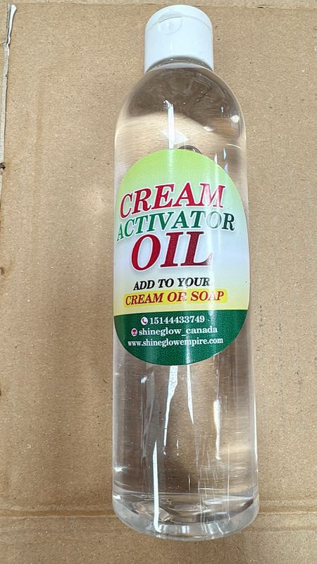 Cream Activator oil