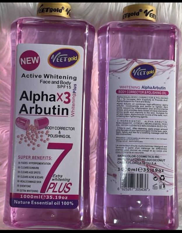 Veetgold Alpha Arbutin Body Corrector And Polishing oil-1000ml