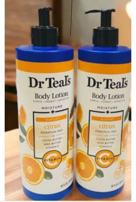 Teal’s Body Lotion, 24 Hrs Moisture + Radiant with Vitamin C And Citrus {One}