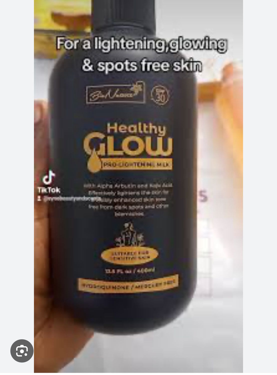 Healthy Glow Lotion Black