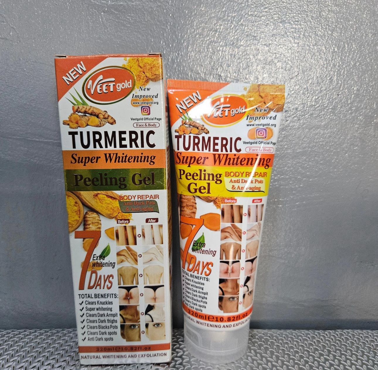 Tumeric Peeling Gel For Dark Knuckle