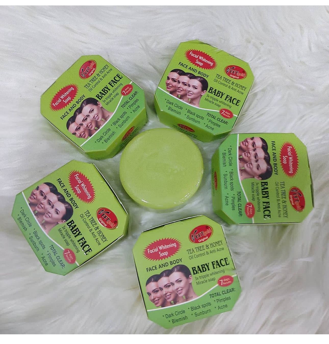 VEETGOLD BABY FACE SOAP EACH