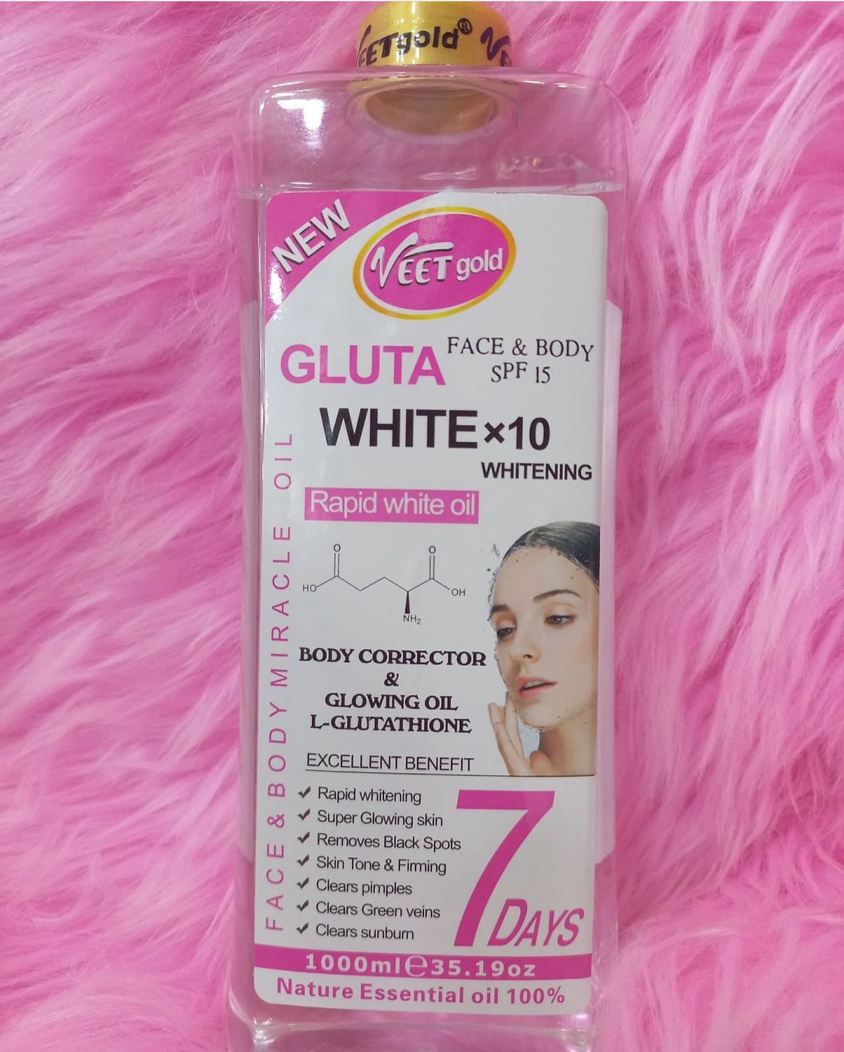 VEETGOLD GLUTA WHITE OIL