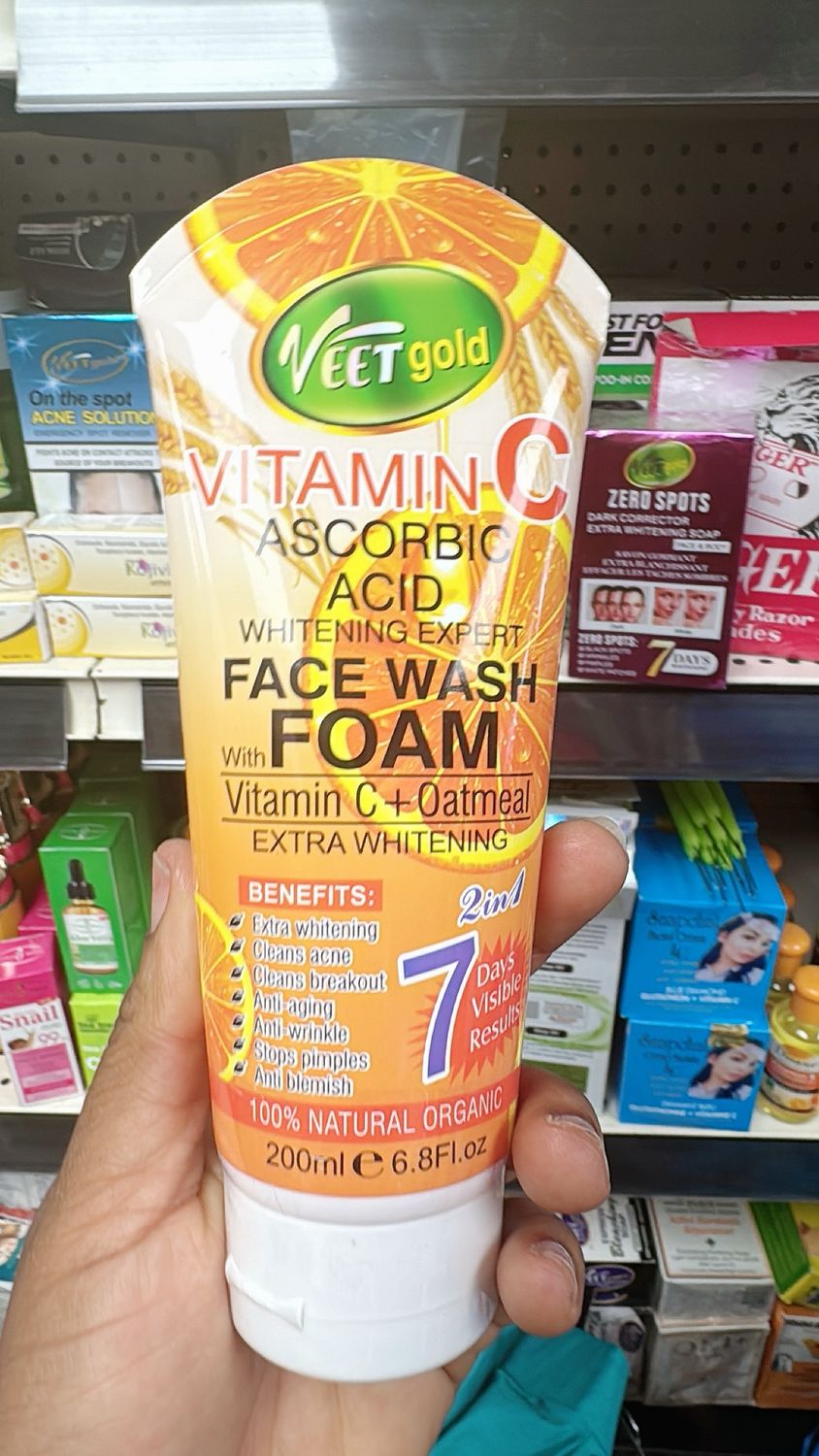 Veetgold Vitamin C Ascorbic Face Wash