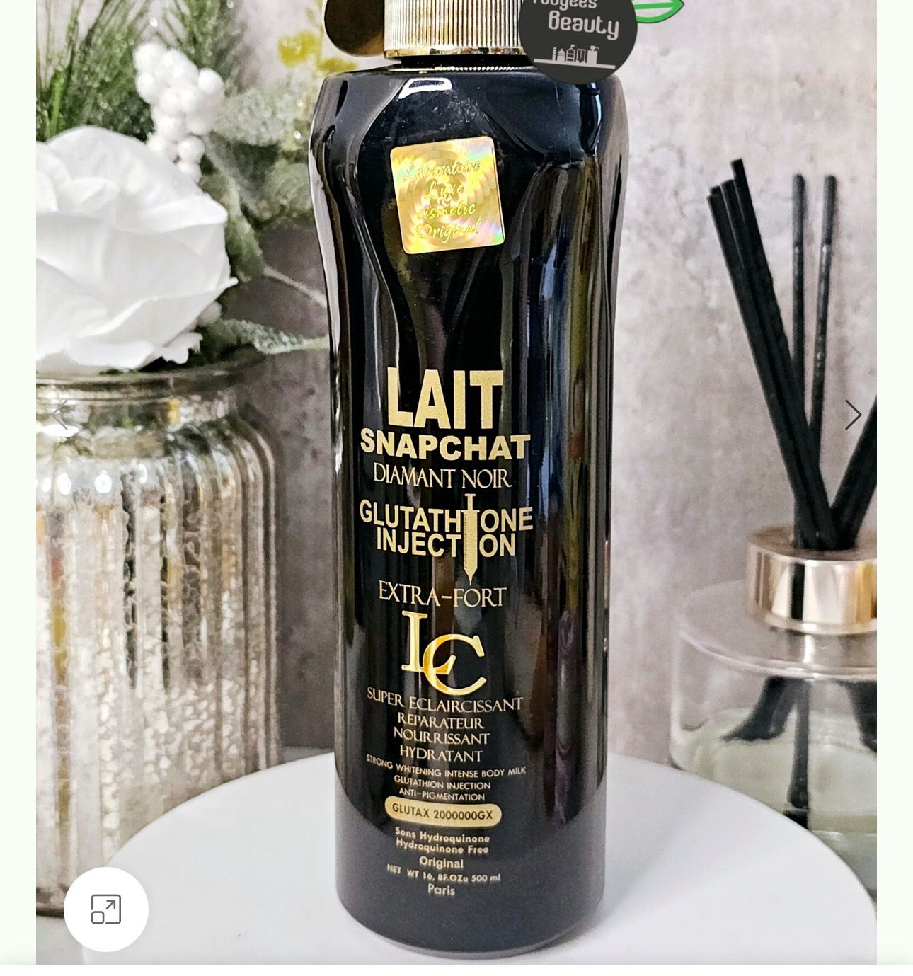 Le Lait Snapchat Diamant Lotion