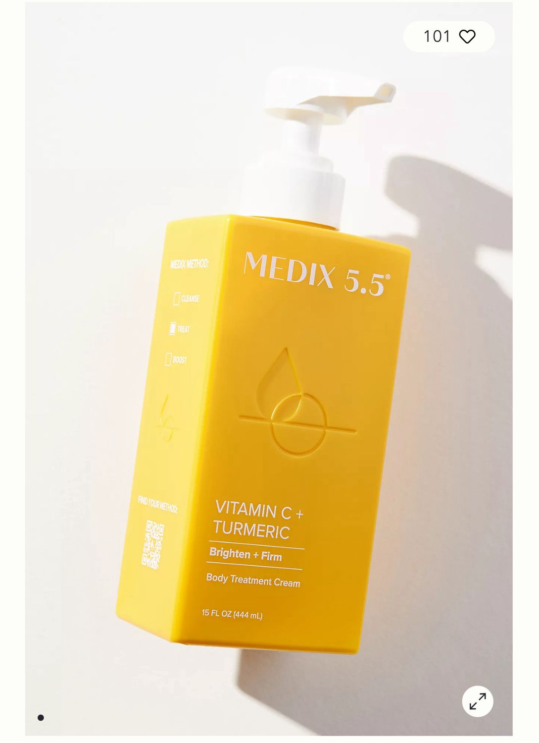 Medix 5.5 Vitamin C + Turmeric Brighten and Firm Body Treatment Cream